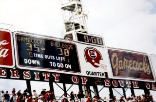 October 20, 1990: The Citadel beat the University of South Carolina on a touchdown with 22 seconds left to win 38-35.