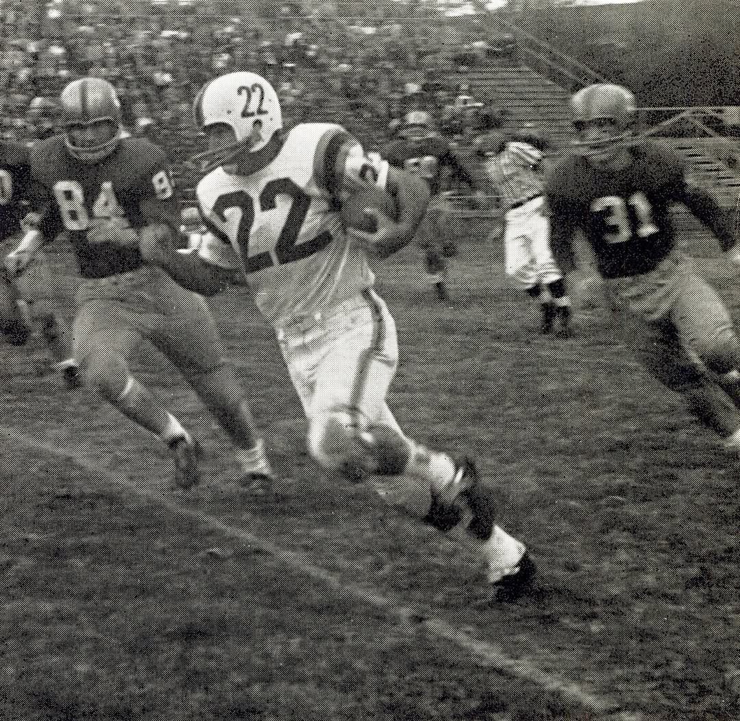 The Citadel football team's victory over VMI on November 4, 1961, earned the Bulldogs their first Southern Conference crown, winning in front of 750 Citadel Cadets who had made the trip to Lexington, VA, to support the team.