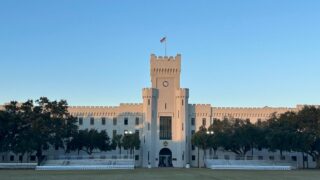 November 14, 2025: Thanks to Facilities and Engineering, the campus is ready to welcome you home this beautiful Homecoming Weekend. We can’t wait to see familiar faces and new friends alike!

(Also, there's a raft?)