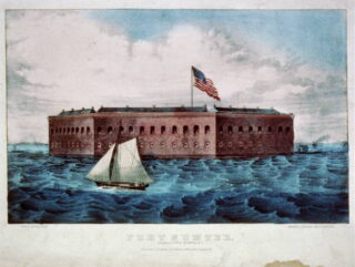 On January 9, 1861, Citadel Cadets manning an artillery battery on Morris Island fired the first hostile shots of the Civil War, repulsing the federal steamship, Star of the West, carrying supplies and two hundred federal troops dispatched by President Buchanan to reinforce Union Forces garrisoned at Fort Sumter.