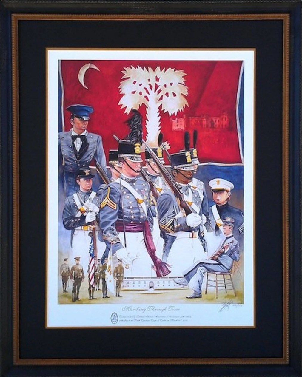 🎄 Just in Time for Christmas: “Big Red – Marching Through Time” Is Being Restocked on the Senior Private Shop. etsy.com/listing/1143946989/big-red-limited-edition-print-marching
Looking for a meaningful Christmas gift for a Citadel cadet or alumnus? This signed, numbered print by artist Bob Graham was created in collaboration with The Citadel’s Library, Museum and History Committee to honor the return of Big Red—a symbol that resonates deeply with generations of Bulldogs. Each print captures the spirit of the Corps, the weight of tradition and the timeless connection between past and present cadets.
This gift is great for display in your home, office or den.