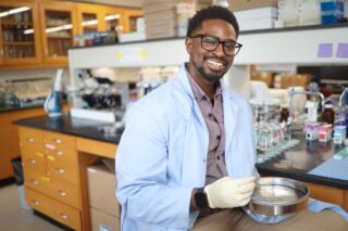 Austin Gray, '13, was featured in a Virginia Tech news article about his work on microplastics.

https://news.vt.edu/articles/2026/01/science-gray-the-why.html

Photo by Ray Meese for Virginia Tech.