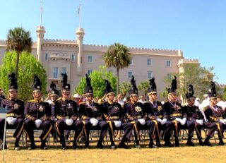 The Washington Light Infantry, organized in 1807, is one of the nation’s oldest militia units. Anticipating a second war with Britain, the citizens of Charleston planned several volunteer corps, one of which was the Washington Light Infantry. Of them, the WLI survives.
The WLI played a significant role in establishing the South Carolina Military Academy, now known as The Citadel.
Named in honor of George Washington, the WLI celebrates his birthday, February 22, each year.