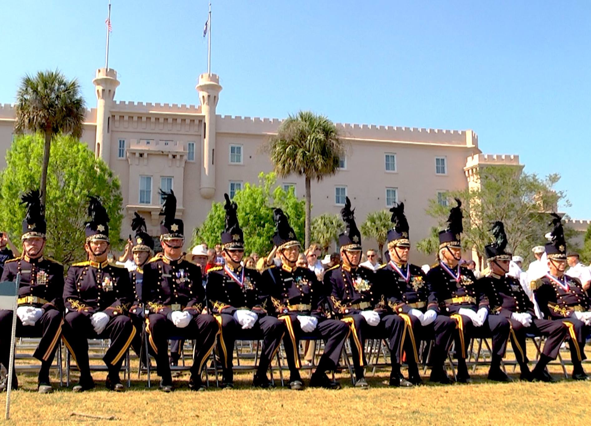 The Washington Light Infantry, organized in 1807, is one of the nation’s oldest militia units. Anticipating a second war with Britain, the citizens of Charleston planned several volunteer corps, one of which was the Washington Light Infantry. Of them, the WLI survives.
The WLI played a significant role in establishing the South Carolina Military Academy, now known as The Citadel.
Named in honor of George Washington, the WLI celebrates his birthday, February 22, each year.