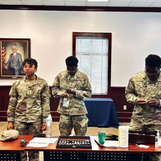 Cadets from the Class of 2027 stopped by for a fleeting sense of what it will feel like to wear their long-awaited Band of Gold during the Class Ring Try-On at the Holliday Alumni Center this week.
They had only a few precious moments to slip on The Citadel Ring—just enough time for the manufacturer to confirm sizing and engraving—before returning it for safekeeping until Parents Weekend.
It’s a proud, bittersweet milestone, bringing the excitement of their approaching senior year into sharper focus.
Congratulations to the Class of 2027!
P.S. to parents and guardians of the Classes of 2028 and 2029: The Citadel Ring is a significant financial investment, and costs are most likely to continue rising as the price of gold increases. We strongly encourage families to begin saving now. Waiting until your cadet’s junior year can make this expense much more difficult to manage. Planning ahead will help ensure your cadet is able to participate fully in this beloved tradition.