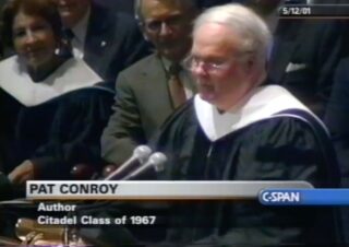 "I wear the Ring."

On May 12, 2001, Pat Conroy, '67, delivered a powerful Commencement address to The Citadel's Class of 2001.

🎥 Watch it: c-span.org/.../commenc.../citadel-commencement/106441
📖 Read it: patconroy.com/the-citadel-commencement-speech-i-wear-the-ring/