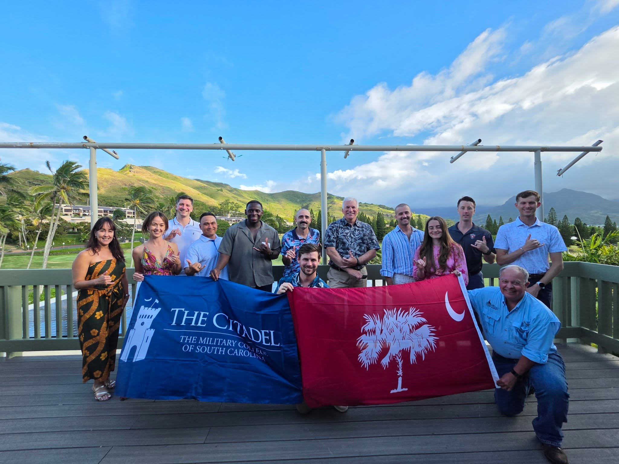 The Hawaii Citadel Club held its first official pau hana at Mid-Pacific Country Club on June 19, which drew about 18 people, grads representing classes from ’81 to ’25, and their guests.