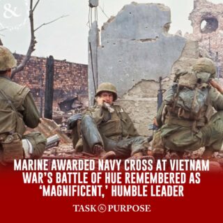 To mark the anniversary of the interment of Col Myron C. Harrington, Jr., USMC, Ret., '60, former member and chair of The Citadel Board of Visitors, at Arlington National Cemetery, we are sharing this article from Task & Purpose, taskandpurpose.com.

Link in bio: taskandpurpose.com/history/myron-harrington-marine-hue-city/