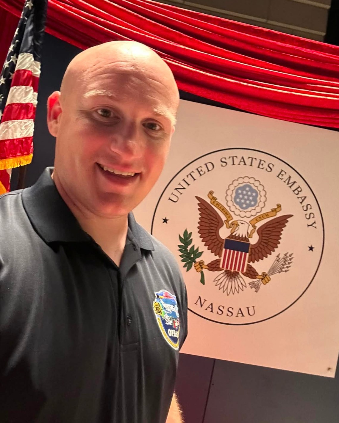 LTJG Hunter Brennan, USCG, ’21, serves as operations officer for Operation Bahamas, Turks and Caicos (OPBAT), supporting U.S. Embassy Nassau’s regional security efforts.