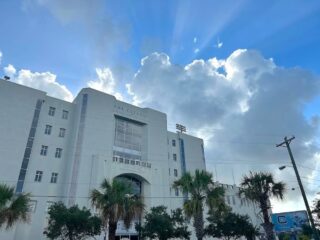 The renovated west side of Johnson Hagood Stadium was completed in 2008 with the official opening on Aug. 30, 2008. The Citadel Bulldog Monument was also completed in August 2008.