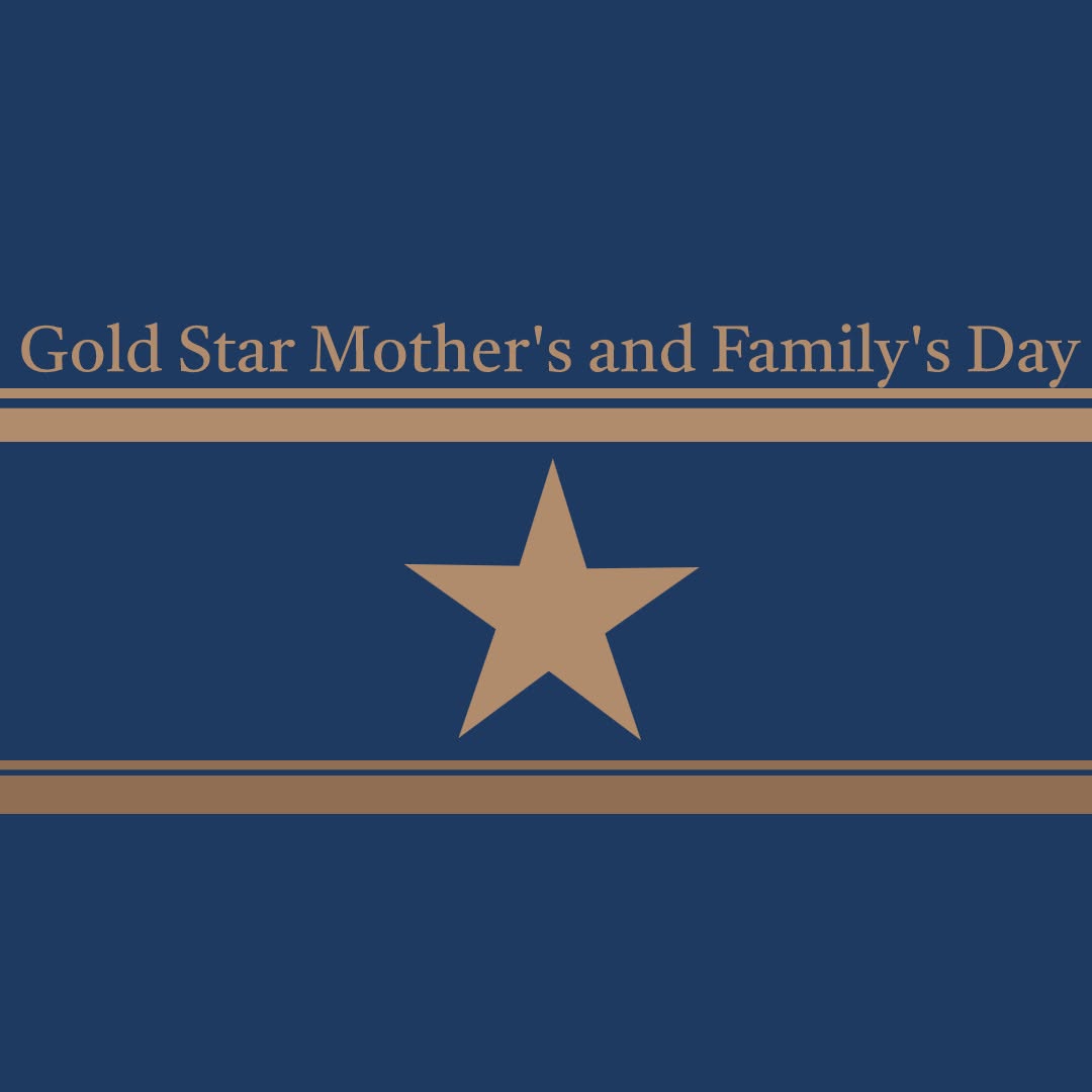 Today is Gold Star Mother’s and Family's Day, a day to remember the loved ones of military service members who died while serving our country. Please join us in thanking them for their sacrifices.