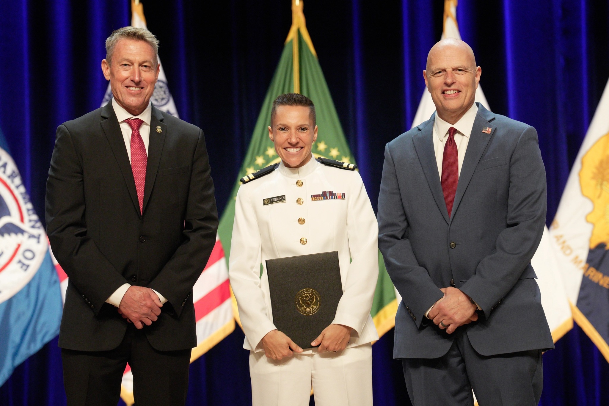 Alexandria R. Burns VanBuren, ’12, received U.S. Customs and Border Protection's Meritorious Service Award for Valor in July 2026 for her courageous actions saving lives during three separate emergencies in 2025.