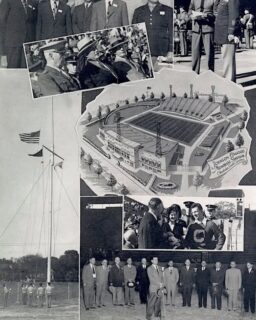 October 16, 1948: Johnson Hagood Stadium opened with a game against Davidson. The stadium was formally dedicated later on December 4, 1948, when The Citadel hosted Clemson in a game that drew a then-record crowd of about 16,000 people.