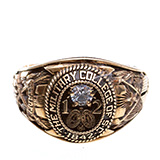 Miniature Ring - 10pt Diamond (10K)